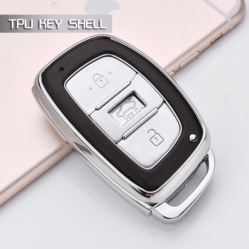 2018 новый tpu автомобильный корпус умного ключа Крышка для hyundai Hb20 I30 IX20 Solaris Creta Getz IX25