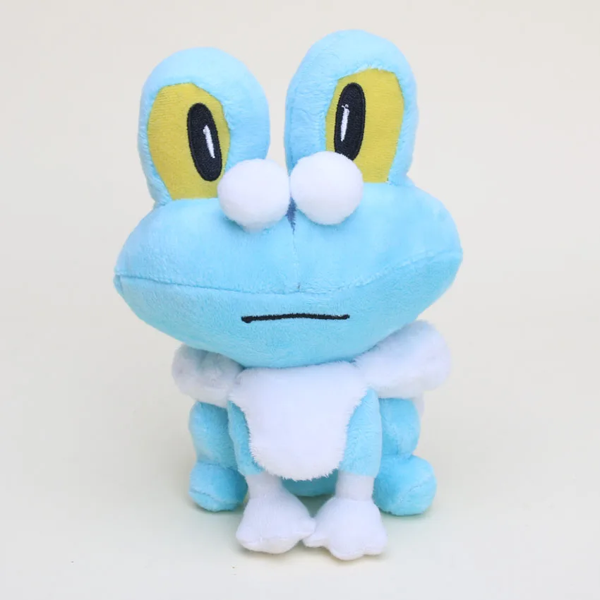17-24 см карманная плюшевая кукла Chespin Fennekin Froakie аниме плюшевая игрушка мягкие плюшевые животные игрушки - Цвет: Синий