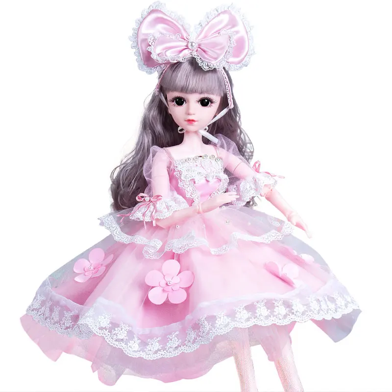 60 см с музыкальной коробкой Kawaii DIY трессы для кукол подарок девочек BJD кукла набор