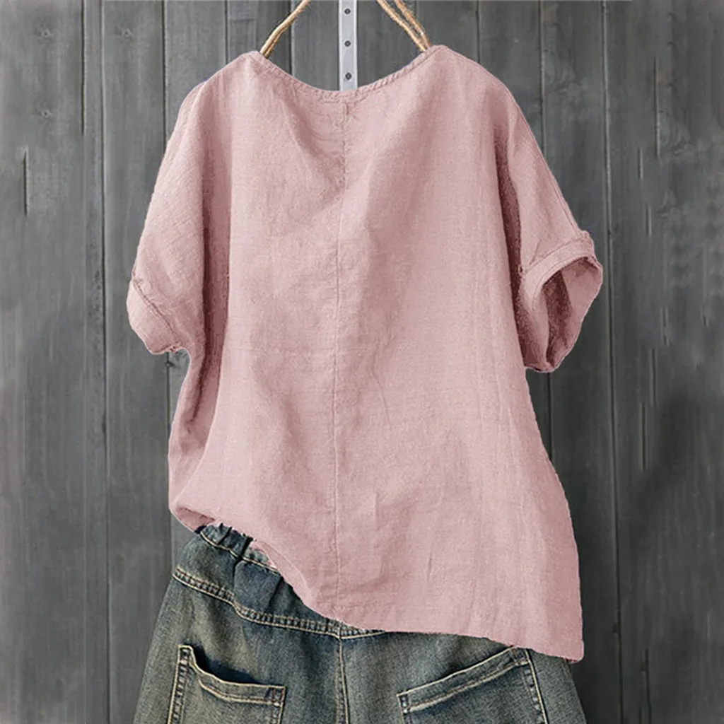 Модные женские хлопковые блузки большого размера летний топ с рисунком собаки