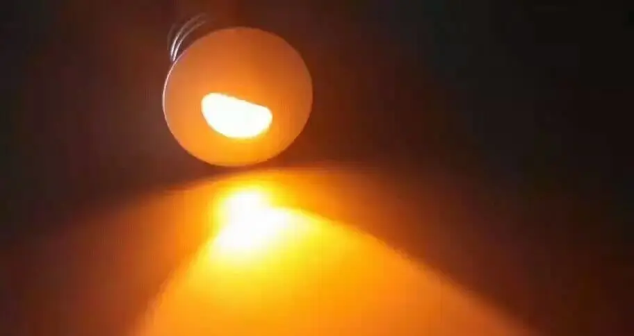 Бесплатная доставка Круглый шаг свет Led Крытый путь утопленный пол Настенные