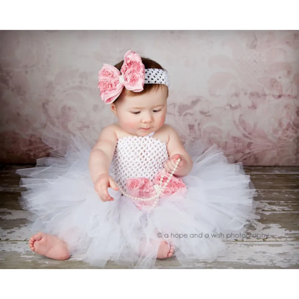 Детское вязаное платье-пачка ручной работы 1 слой корсета балетная Тюлевая юбка с