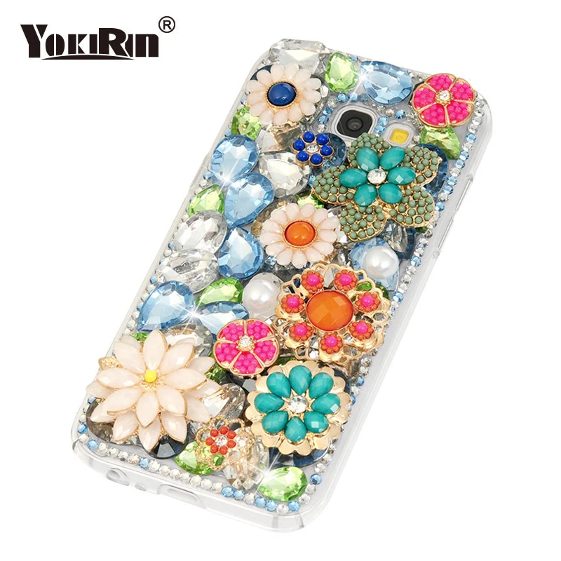 YOKIRIN Bling 3D С кристалалми и стразами чехол для Samsung Galaxy S6 Edge S7 S8 S9 плюс A5 2017 A8 2018 Note 9 8