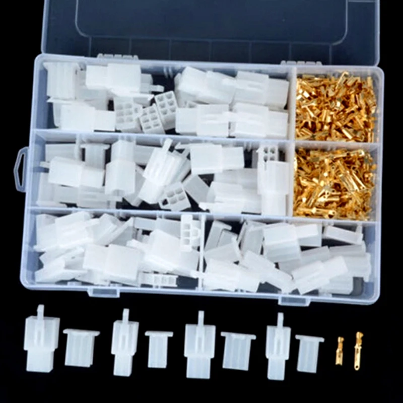 U-type Set Terminals Assorted Full Insulated Fork Connectors Assortment Kit Electrical Crimp Spade Ring | Обустройство дома