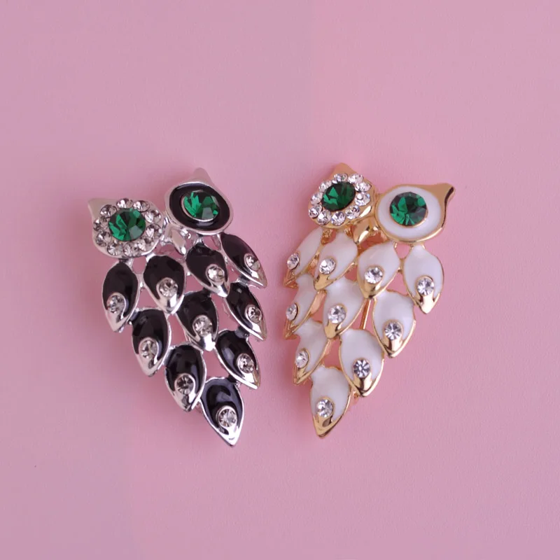Модная брошь в виде совы с птицами эмалированные броши букет животных булавка