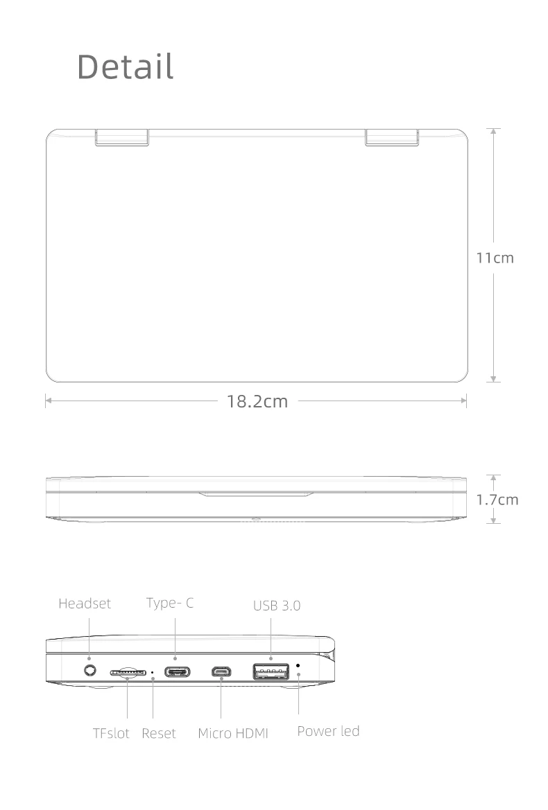 Один нетбук One Mix 1S ноутбук 7 дюймов Yoga карманный ноутбук Intel Core 3965Y 8 Гб 128 ГБ серебристый Windows 10 Игровые ноутбуки ноутбук