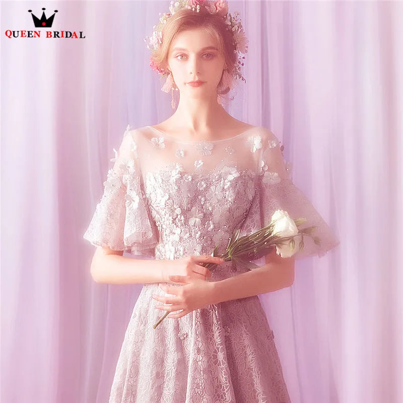 Элегантные серебряные вечерние платья 2019 модные трапециевидной формы с