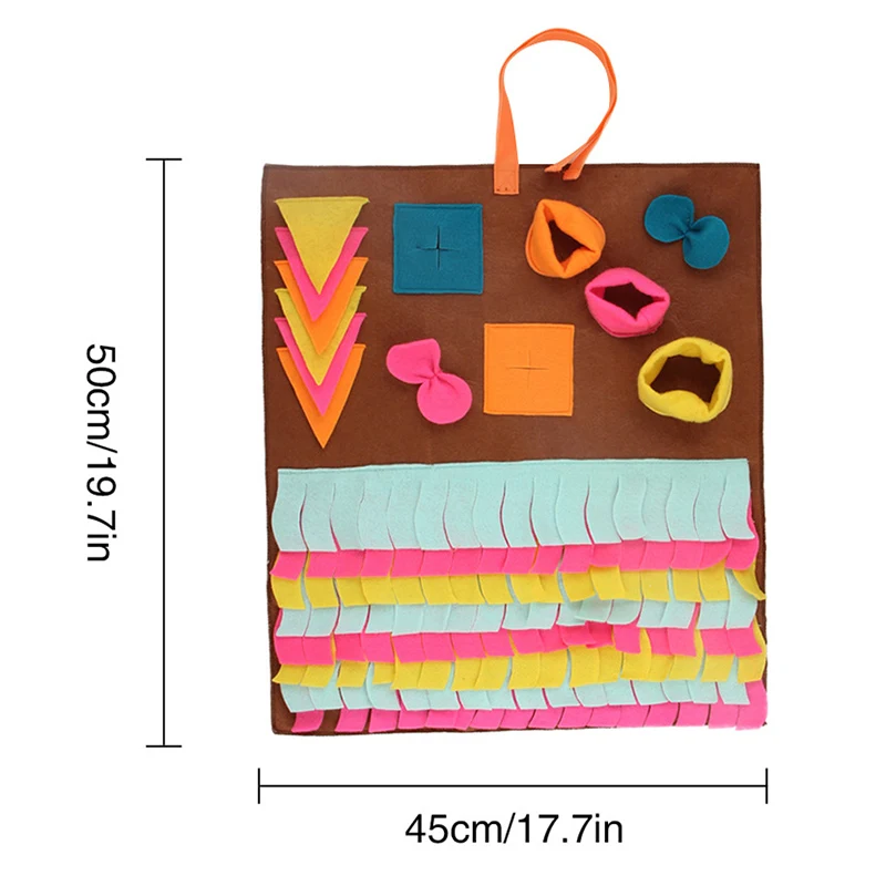 Hot Pets Snuffle Pad Feeding Sniffing Mat Detachable Stitching Training Blanket FQ-ing |