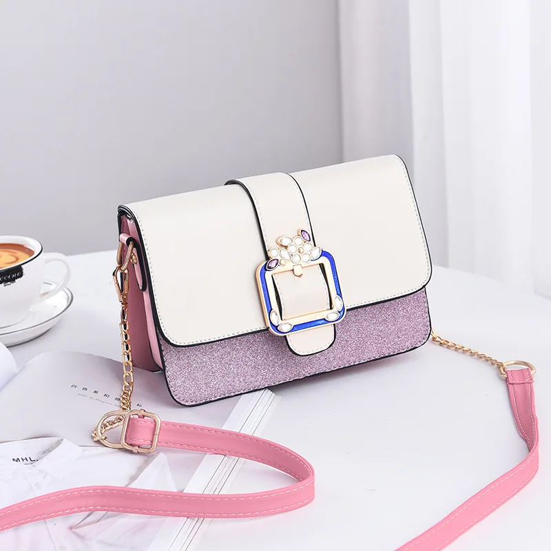 Новые простые Тип Для женщин сумка Bolsa Feminina Для женщин сумка Роскошные Сумки Для женщин Курьерские сумки повседневные сумки Сумка мешок основной - Цвет: White and Pink