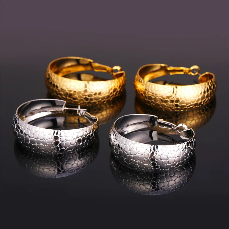 Серьги в виде колец Инновационные товары Лидер продаж змея желтое золото цвет