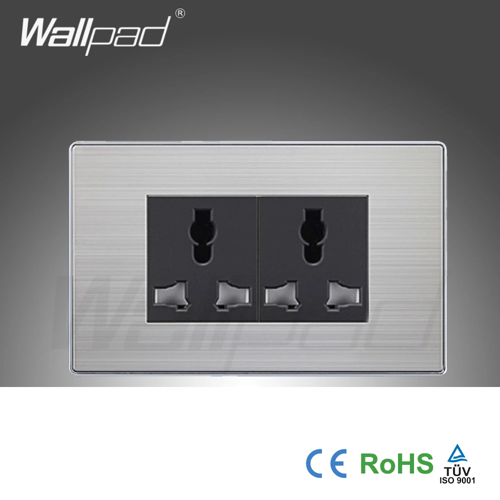 2019 горячая Распродажа 6 Pin универсальная электрическая розетка Wallpad роскошная