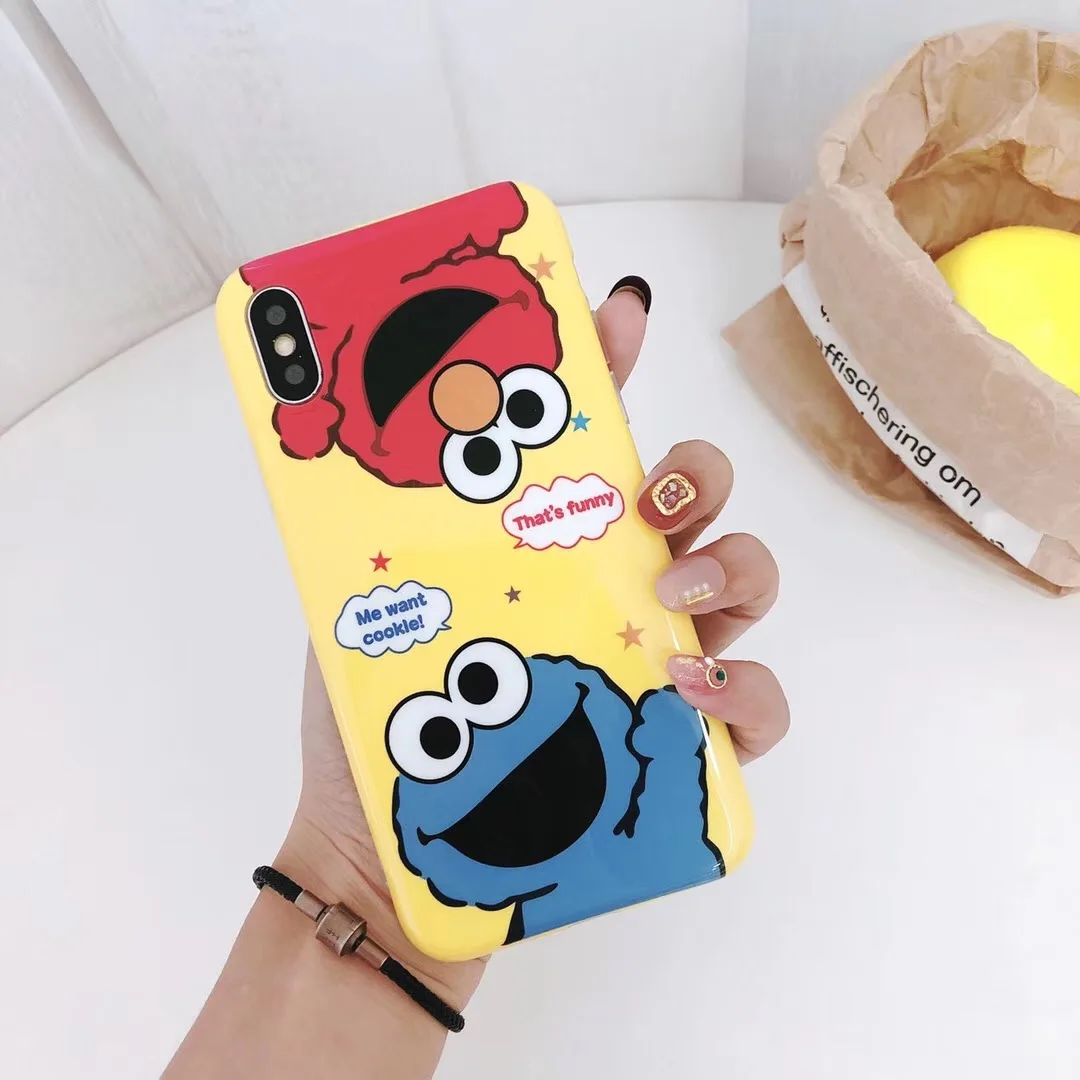 Милый мультяшный брендовый трендовый чехол для телефона iPhone 6 6s 7 8 Plus X XS MAX XR