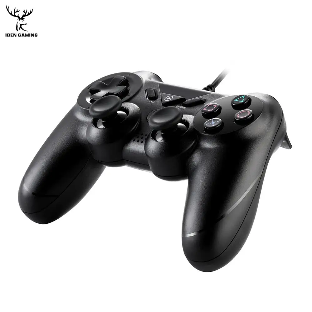 IBen USB проводной игровой контроллер геймпад джойстик для Playstation 4/PS3/PC PS4 двойная