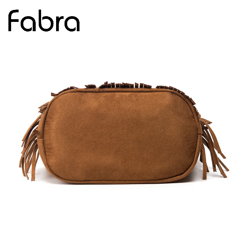 2017 New Vintage Fashion Shoulder Bag Bucket Tassel Women Totes Versatile Zipper Soft Black High Quality Small Crossbody Handbag | Багаж и