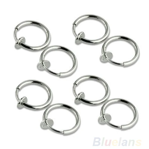 2016 клип на хооп кольцо нос серёжка клипс серьги кольца не пирсинг украшения панк