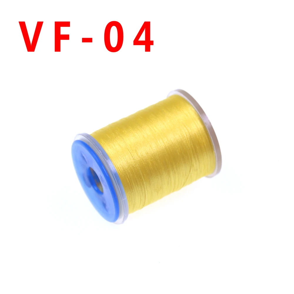 color 4 yellow 140D 100 ярдов линия для завязывания мушек нить для завязывания мушек не вощеная 20 цветов - Цвет: color 4 yellow