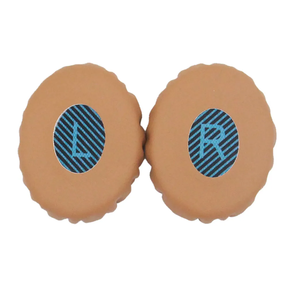 1 пара черный внешняя поверхность без рисунка цветная внутри Запасные подушечки