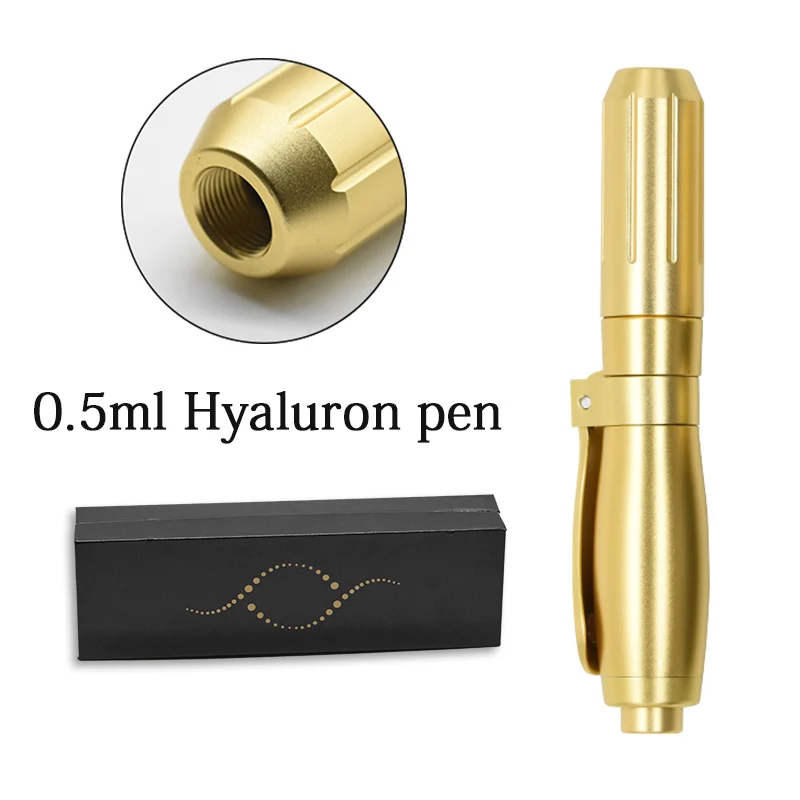 0.5ml gold pen 0,3 мл/0,5 мл гиалуроновая ручка с 5 шт. шприц не игла гиалурон кислотные Пистолеты для красоты прибор для ухода за кожей против морщин губ лифтинг - Номер модели: 0.5ml gold pen
