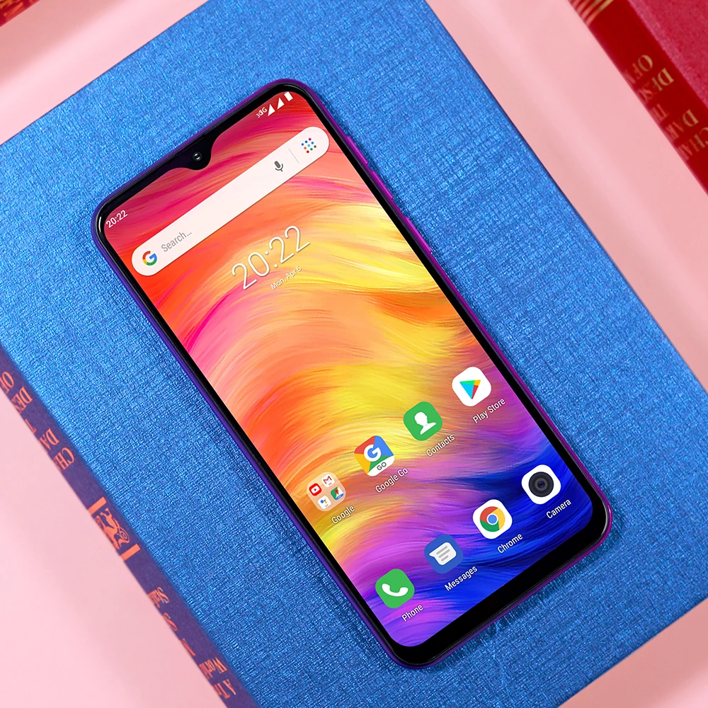 Смартфон Ulefone Note 7, 3500 мАч, 19:9, четырехъядерный, 6,1 дюймов, экран капли воды, 16 Гб ПЗУ, мобильный телефон WCDMA, мобильный телефон, Android 8,1