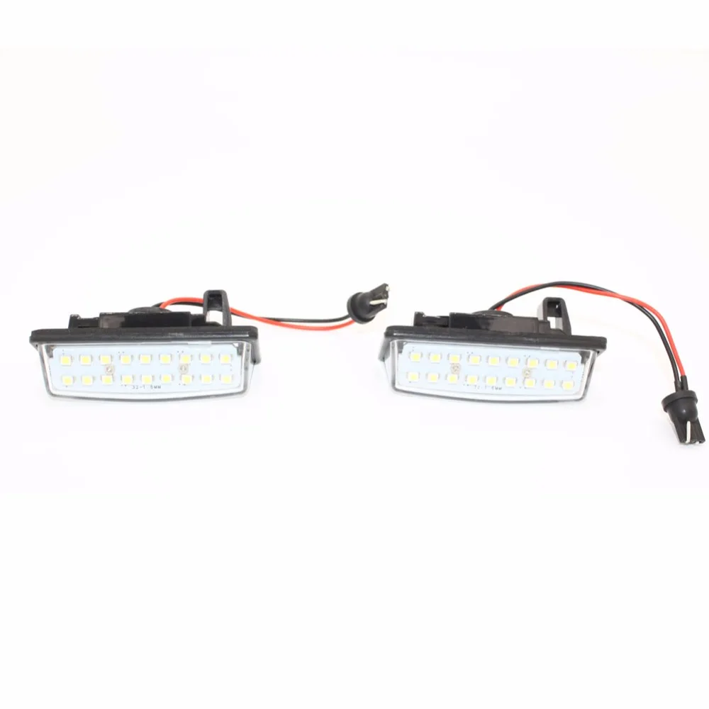 2x безошибочный 18 3528 SMD светодиодный светильник номерного знака Автомобильная