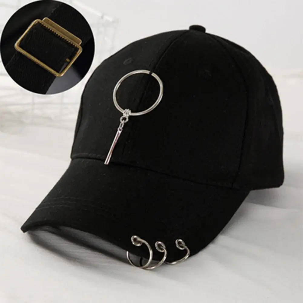 Yfashion унисекс круглая железная бейсболка с кольцом кепка модная Женская Мужская