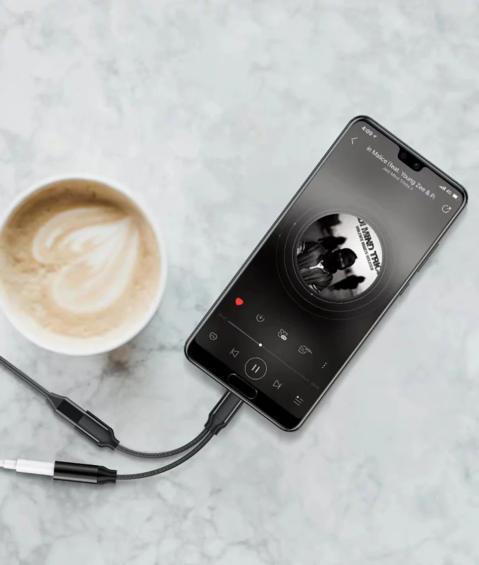 Адаптер ACCEZZ usb type C для huawei mate 20 P20 Pro samsung Xiaomi Mi6 8 Mix2S LG 3,5 мм разъем Aux адаптер разъем для зарядки