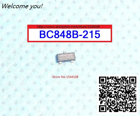 BC848B-215 транзистор NPN 30V 100MA SOT23 BC848B 848 BC848 50 шт | Строительство и ремонт