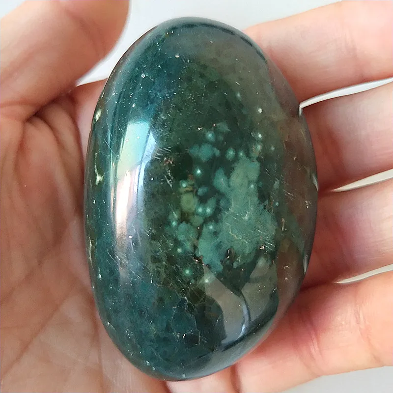 Натуральные камни морская яшма пальмовые камни игрушки маленькие камни и кристаллы целебный кристалл - Цвет: E14             114g