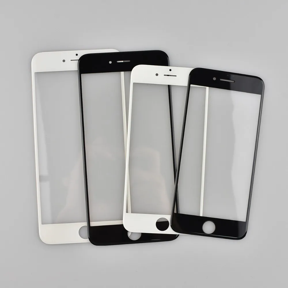 

50pcs/lot DHL Front Touch Screen Glass Outer Lens for iphone 4 5 6 6s 4.7" Replacement Repair Part