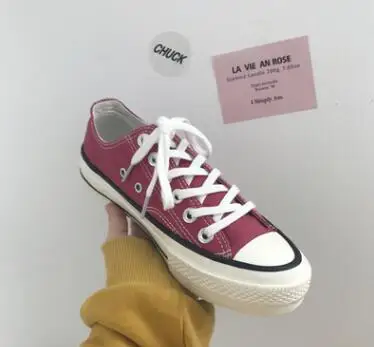 low top bean Парусиновая обувь; мужские кроссовки; Вулканизированная обувь; однотонная повседневная пара обуви на шнуровке; удобные мужские кроссовки на плоской подошве; Zapatillas - Цвет: low top bean