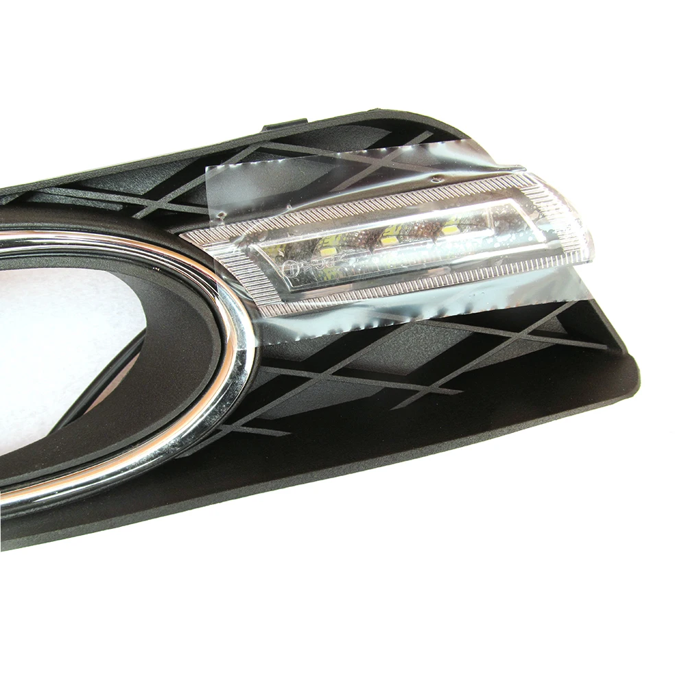 ECAHAYAKU для Honda Civic 2012 2013 2014 светодиодный DRL головной светильник бровей дневные