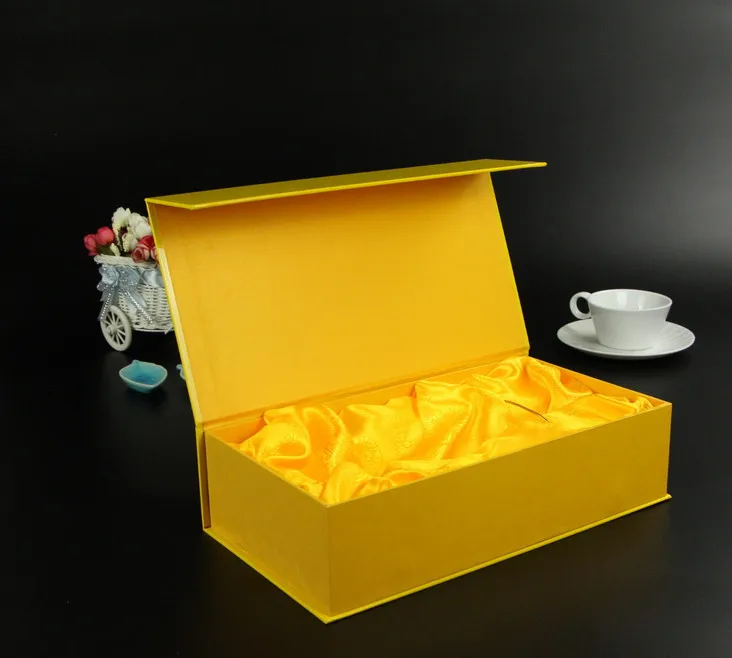 Пользовательский логотип Роскошная картонная Магнитная Складная Подарочная