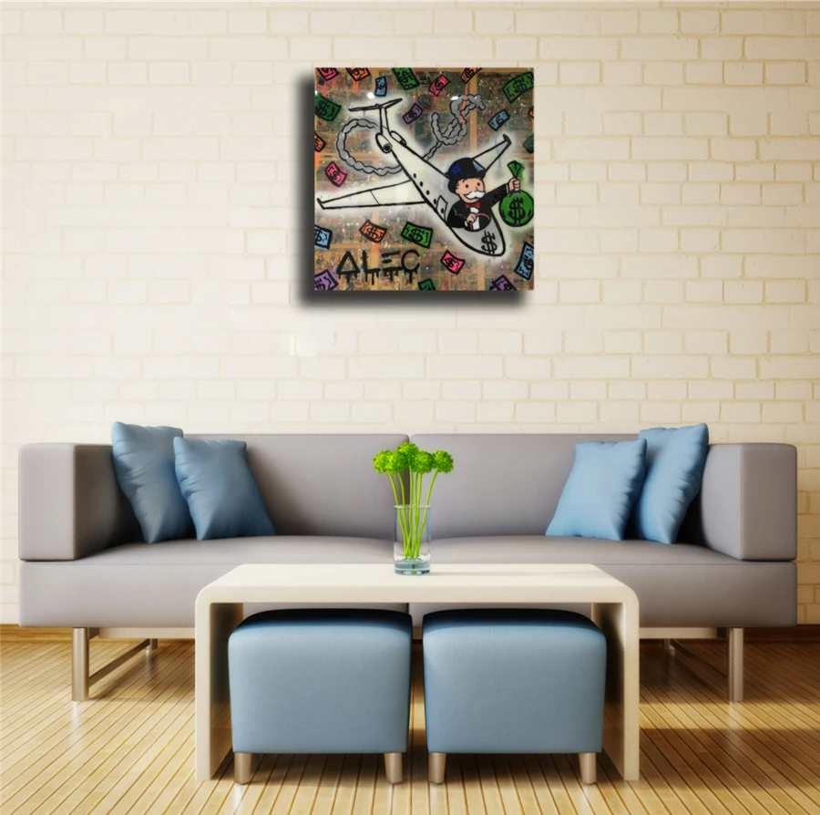 Alec Monopolys HD Wall Art Холст с печатью постера живопись декоративная картина для офиса