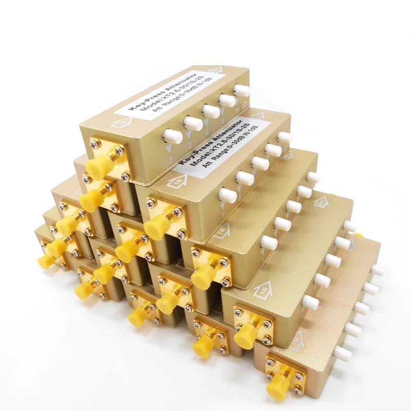 Sma/N type RF коаксиальный Кнопка Регулируемый Оптический аттенюатор 0-90db/60/30 Регулируемый кнопкой/Ступенчатый аттенюатор