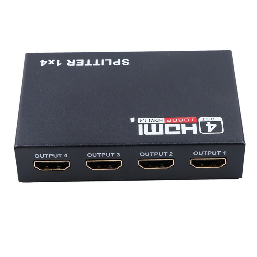 Kebidu 1 в 4 выхода порта Hdmi совместимый концентратор ретранслятор усилитель 3D 1080p с