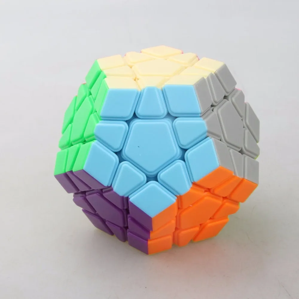 YJ YongJun RuiHu додекадрон Радуга 3x3 магический куб без наклеек Скорость Куб пазл