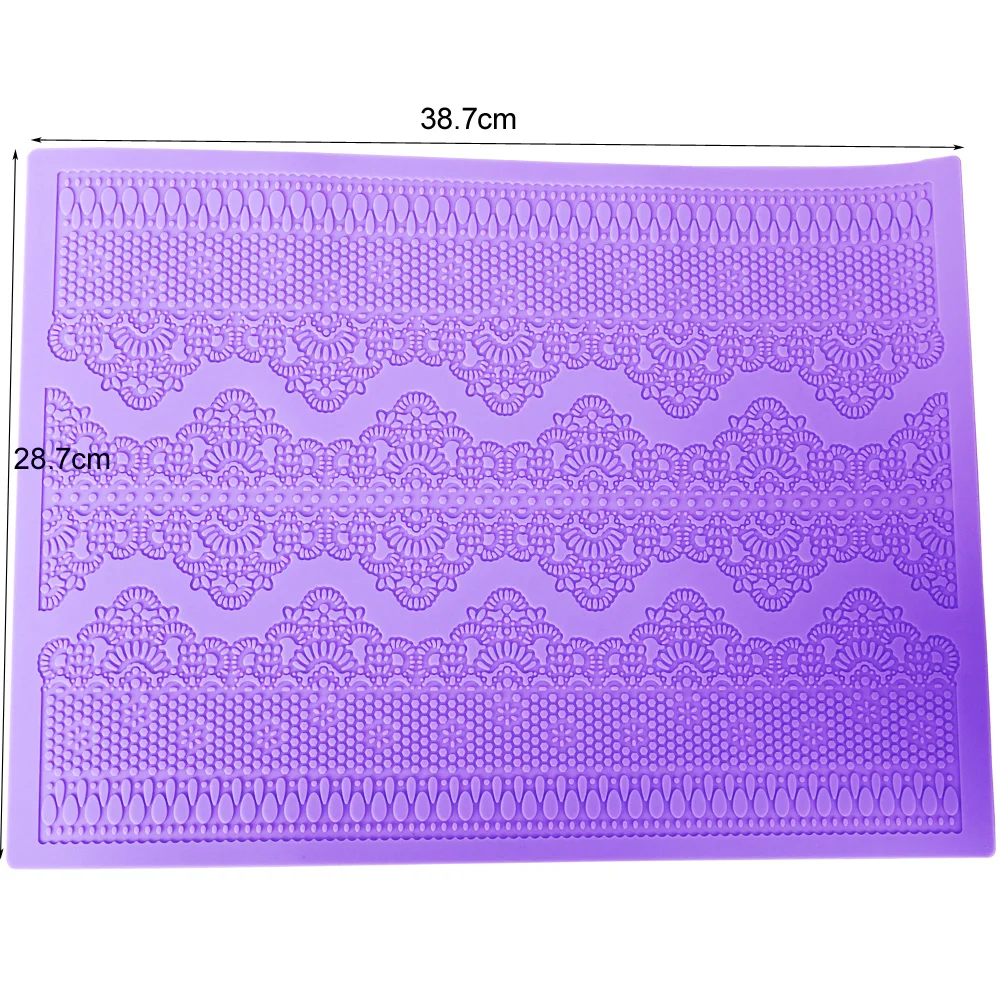 Силиконовый коврик для украшения торта Byjunyeor сахарный из мастики мастики|lace