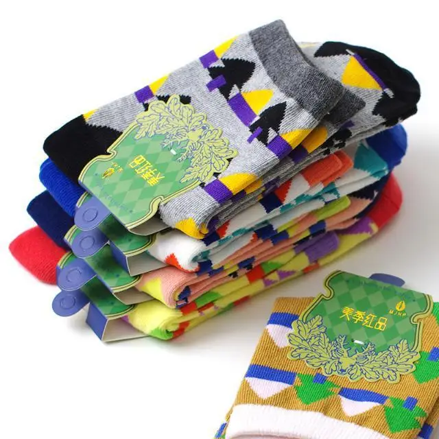 10 Пар/лот Новый лесных деревьев в трубке носки Европейский стиль подарок |