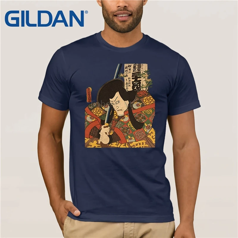 Японская Татуировка ukiyo e Bushido kendo меч самурая футболка|Мужские футболки| |