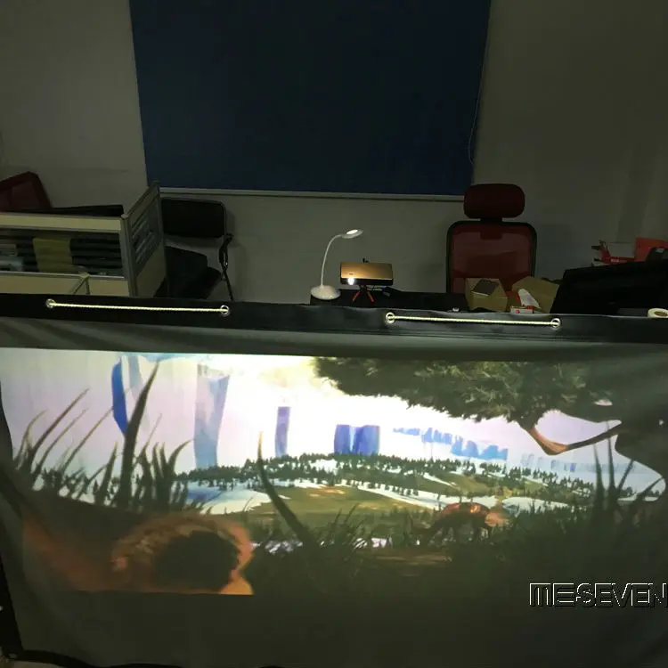 Экран для 3D HD LCD LED DLP кинопроектора быстроскладывающийся экран 4:3 из ПВХ 100 дюйма с