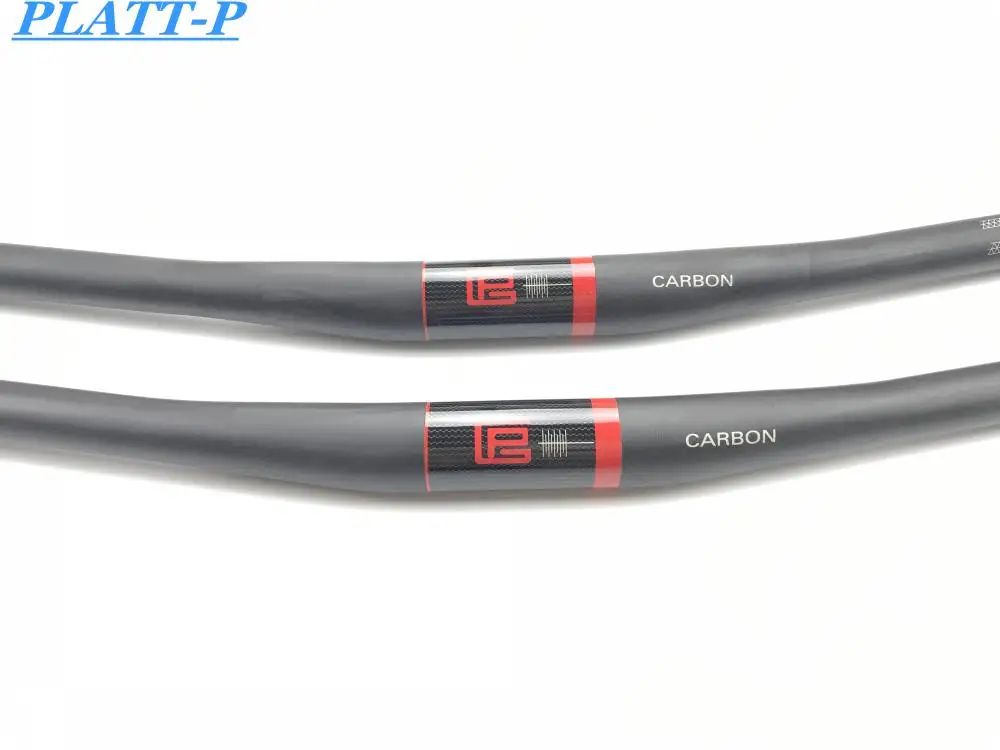 

PLATT fiber / flat carbon bike handlebar bent handlebar 9 degrees glossy / matte genuine carbon