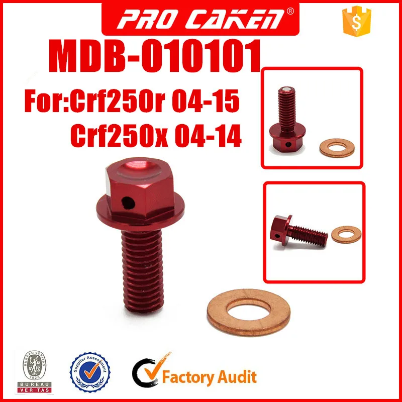 CNC Магнитный дренажный болт штекер для honda crf250r crf250x crf 250r 250x мотоцикл крест Байк