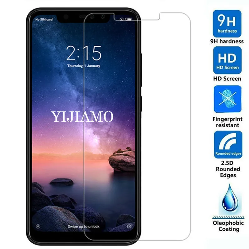 Закаленное стекло 9H для Xiaomi Redmi Note 6 Pro Защита экрана Xiomi 6pro 2.5D защитная пленка A2lite |