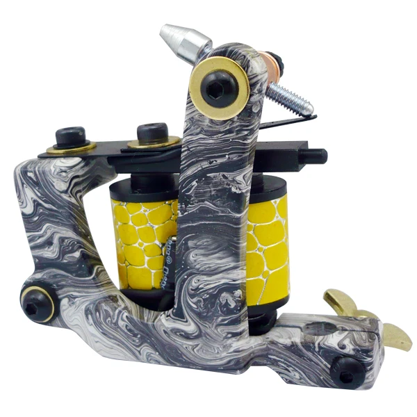 Набор машинок с 2 катушками черные иглы питания для перманентного макияжа