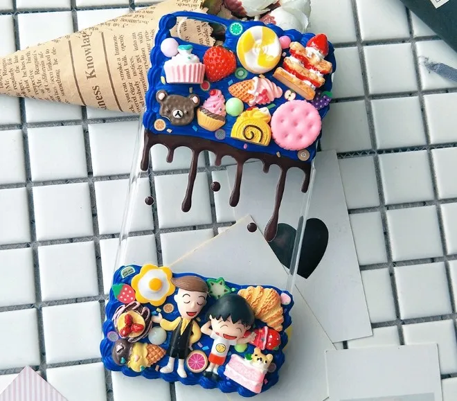 Чехол для iphone X 8 7 6 6s plus чехол сделай сам 3D милый телефона с изображением сакуры