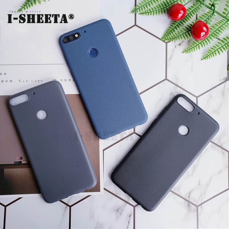 Противоударный чехол для Huawei Honor 7X силиконовый Матовый Мягкий ТПУ 8X 8 X 7C 7A русская