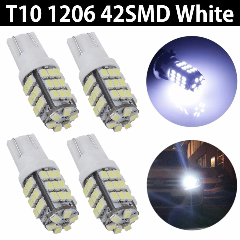 Комплект 4 люстры Cree Samsung Chip 42 светодиода Smd T10 Бесплатная доставка по карте Regi(6000K
