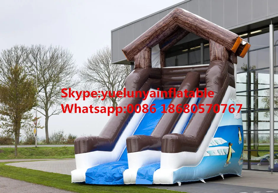 manufacturers selling inflatable slides Snow penguin Inflatable castle KY-670 | Спорт и развлечения