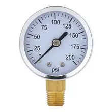 Новый стиль 0 200psi измеритель давления воздуха 1/4 &quotNPT резьба