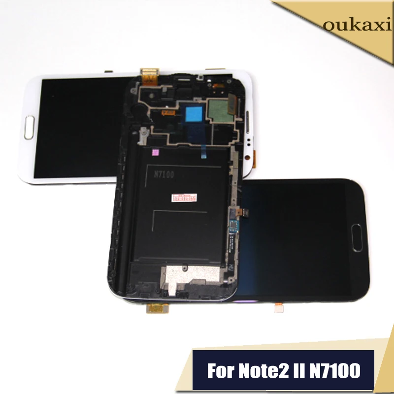Замена ЖК-дисплея для Samsung Galaxy Note 2 Note2 N7100 N7105 дисплей дигитайзер в сборе |